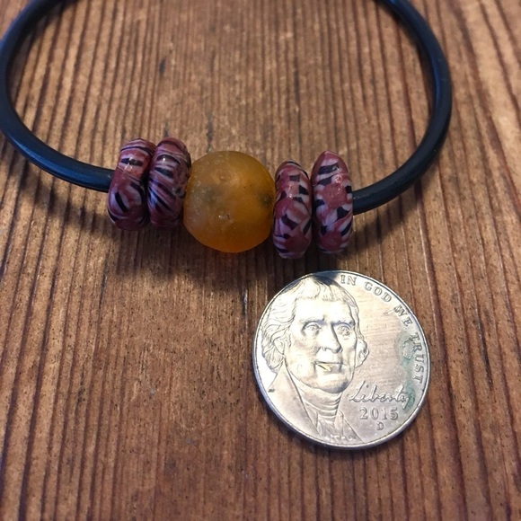 Men's Jelly Beaded Bracelet,  Handmade Men's Bracelet - Picture 5 of 6